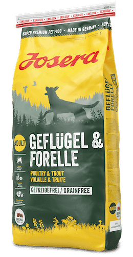 opakowanie karmy Josera Geflugel & Forelle
